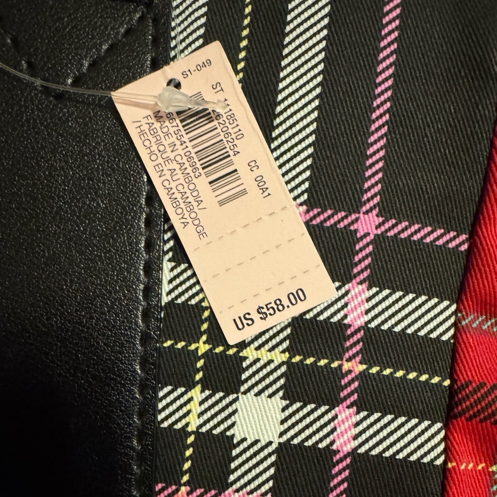 Victoria's Secret Plaid Tote NWT - Picture 4 of 6